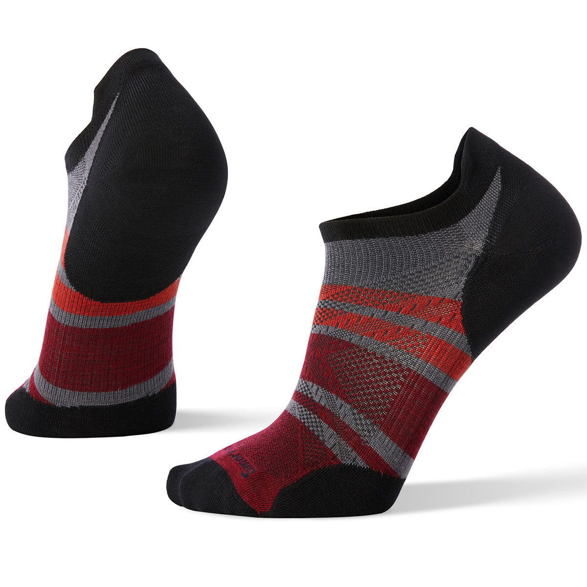 Smartwool Men's Phd Run Ultra Light Pattern Micro Socks - Black, M