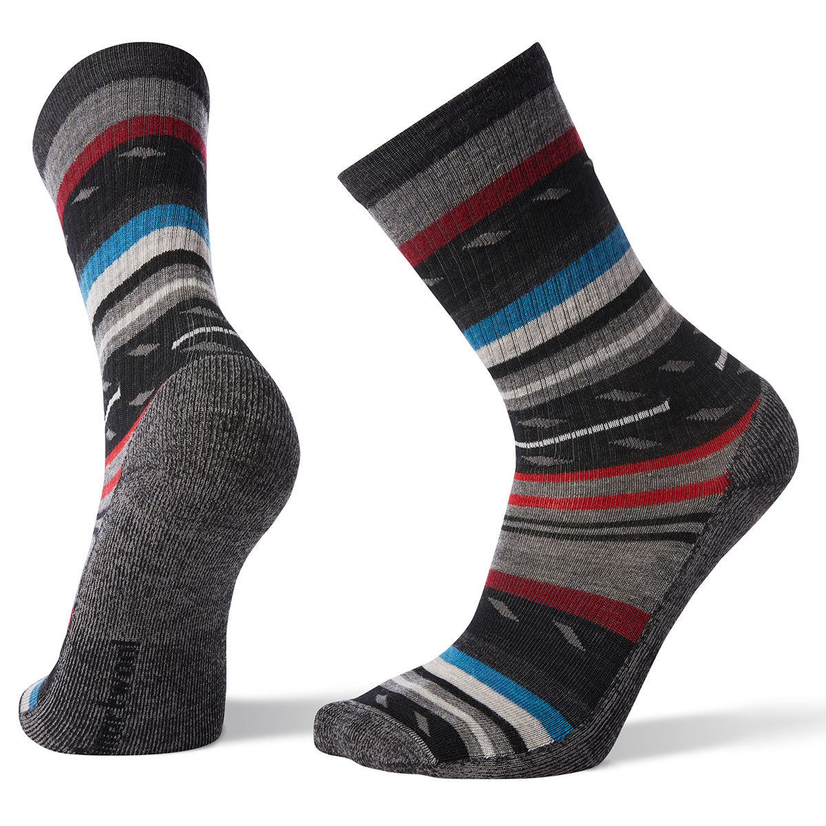 Smartwool Men's Hike Light Margarita Crew Socks - Black, M