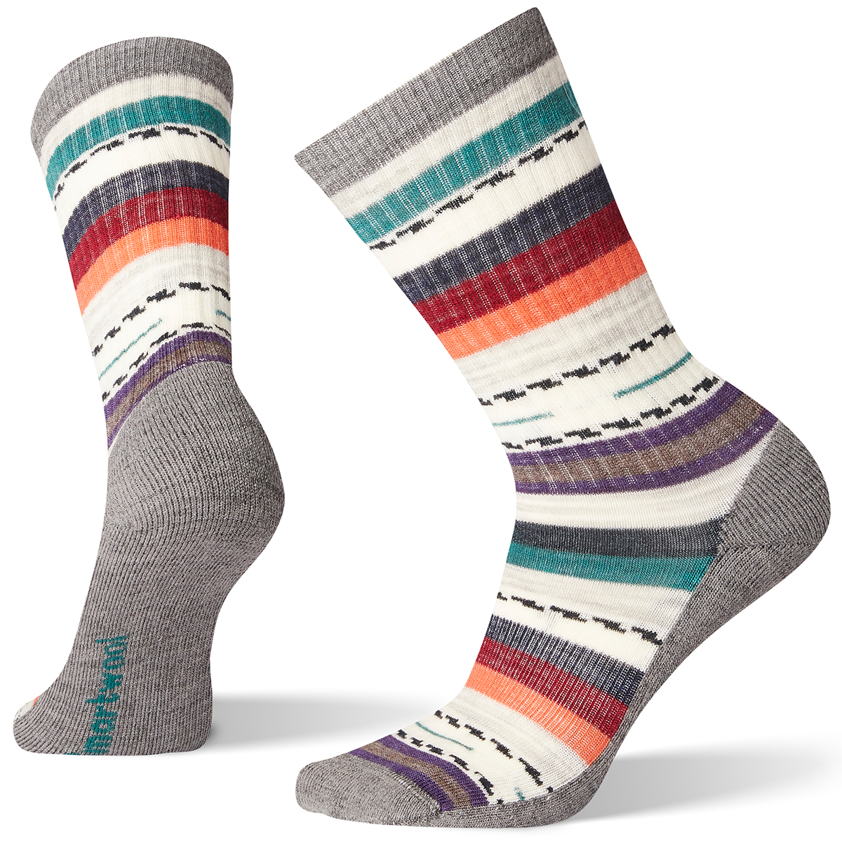 Smartwool Women's Hike Light Margarita Crew Socks - Black, S