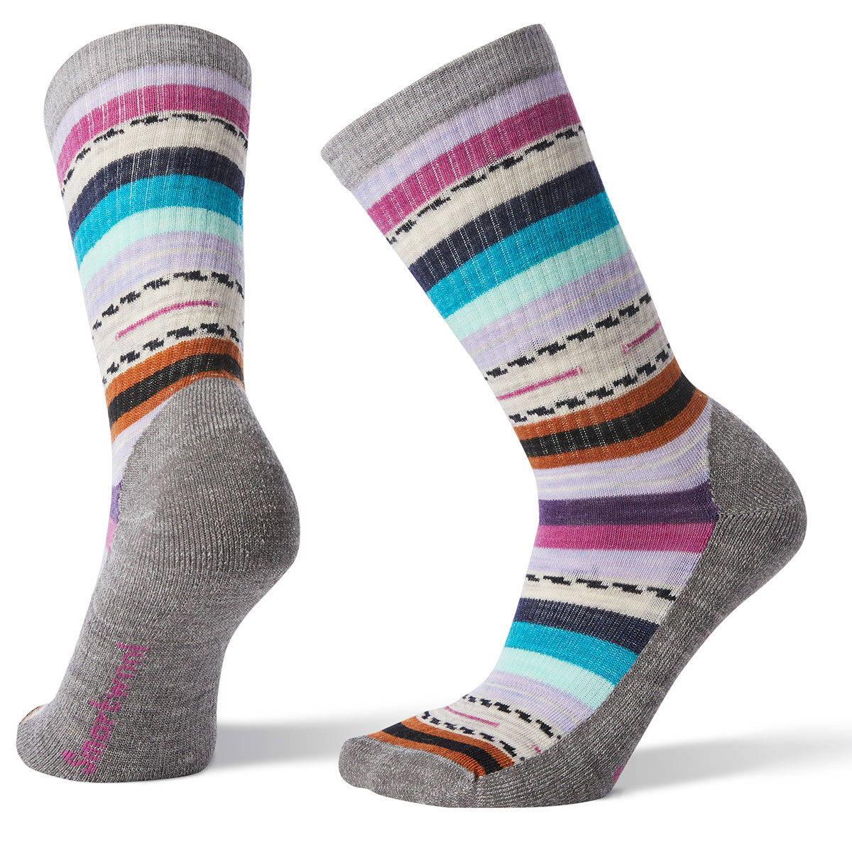 Smartwool Women's Hike Light Margarita Crew Socks - Black, S