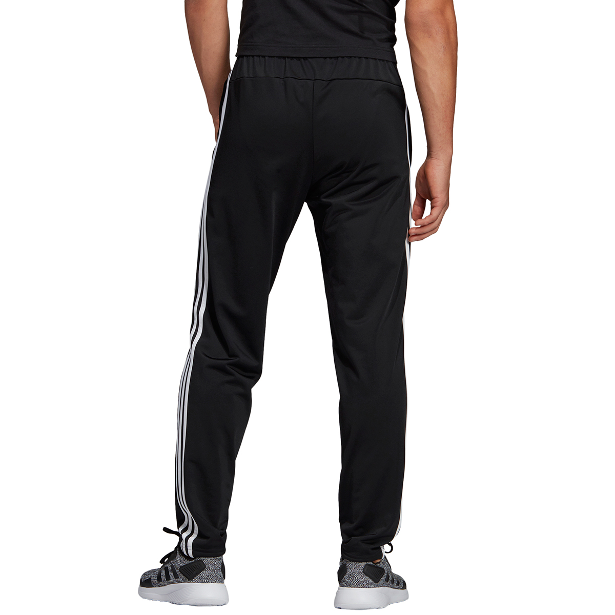 Adidas Men's 3-Stripe Wind Pants Black/White XL | eBay