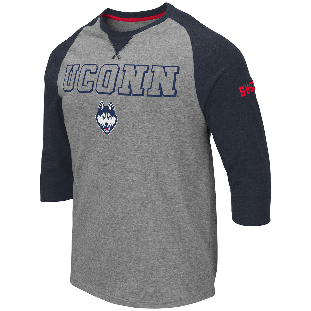 Uconn Men's Soledad 3/4 Raglan Tee