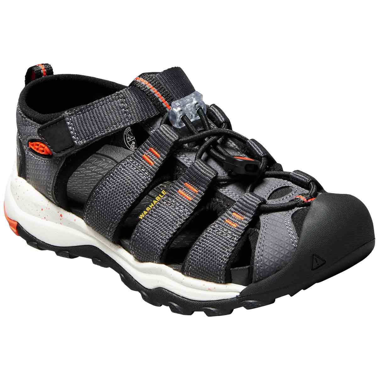 Keen Kids' Newport Neo H2 Sandal - Black, 4