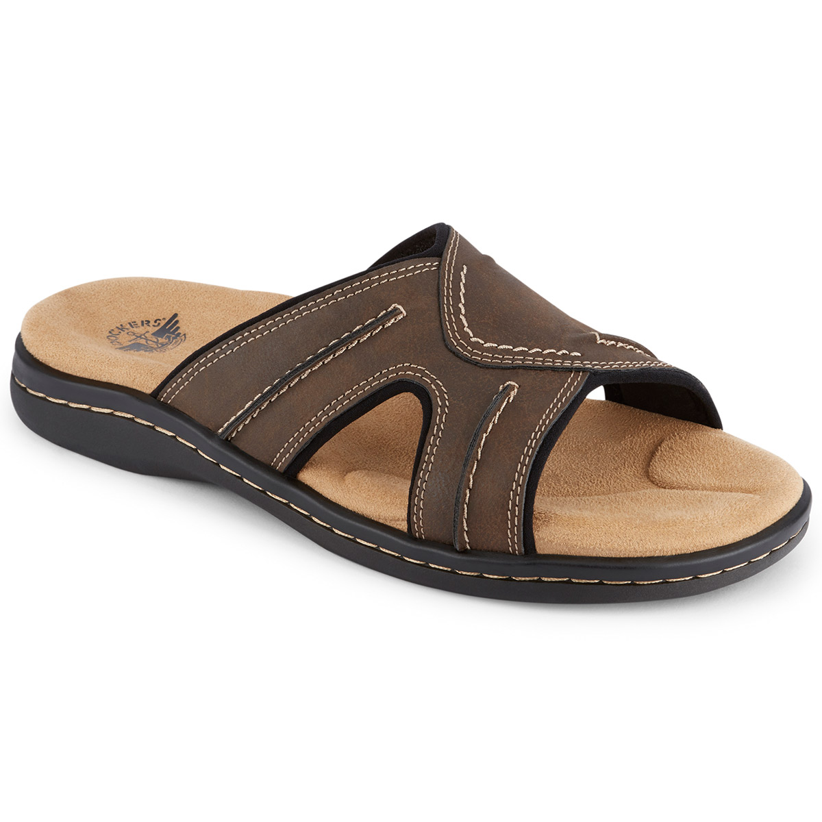 Dockers Men's Sunland Slide Sandal - Brown, 10