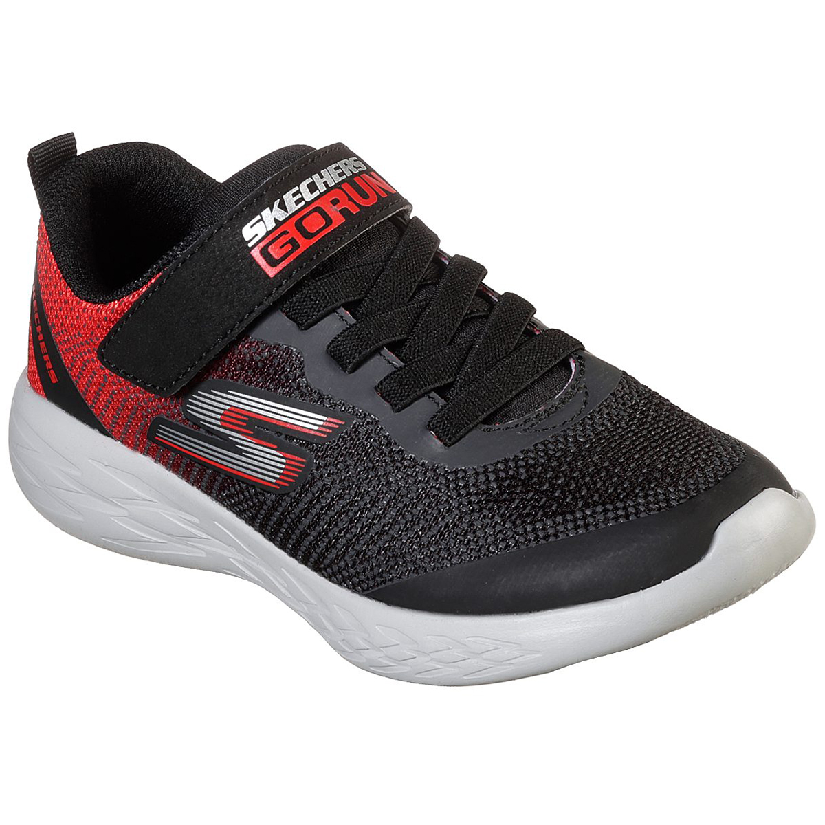 Skechers Boys' Go Run 600 Sneakers - Black, 1