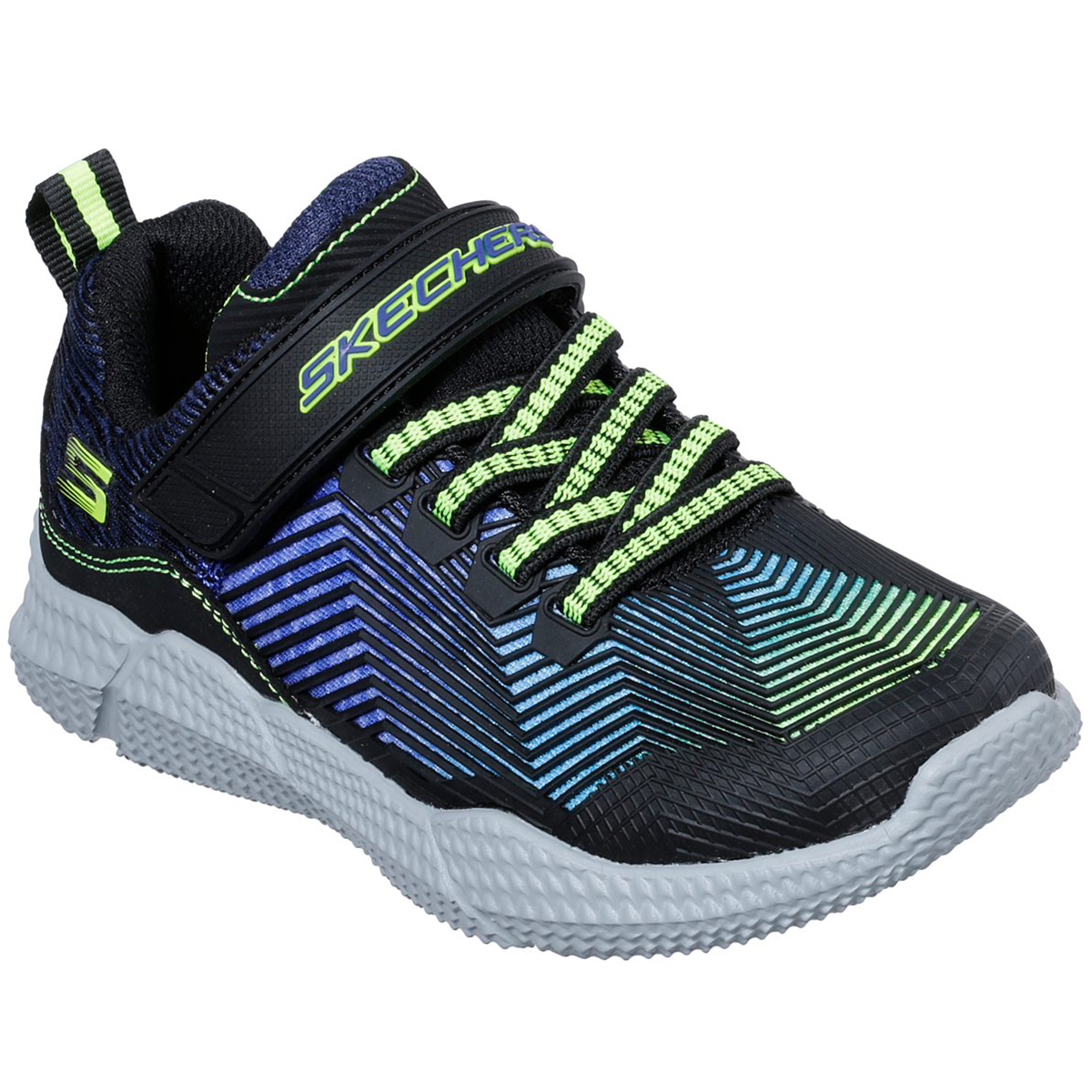 Skechers Boys' Intersectors Protofuel Sneaker - Blue, 12