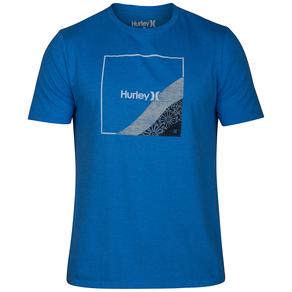 Hurley Young Men's Fader Short-Sleeve T-Shirt - Blue, L