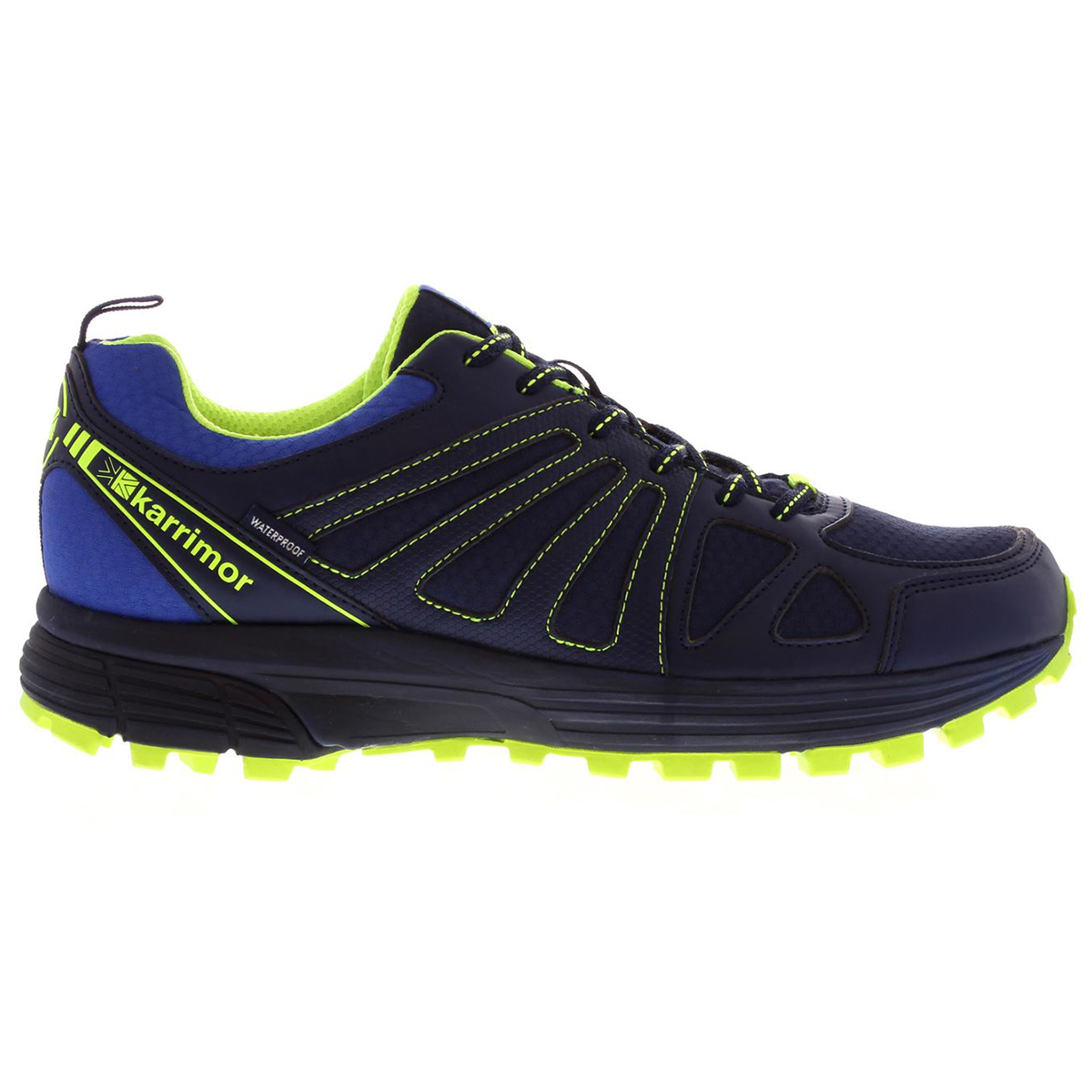 Karrimor Men's Caracal Waterproof Trail Running Shoes - Blue, 10.5