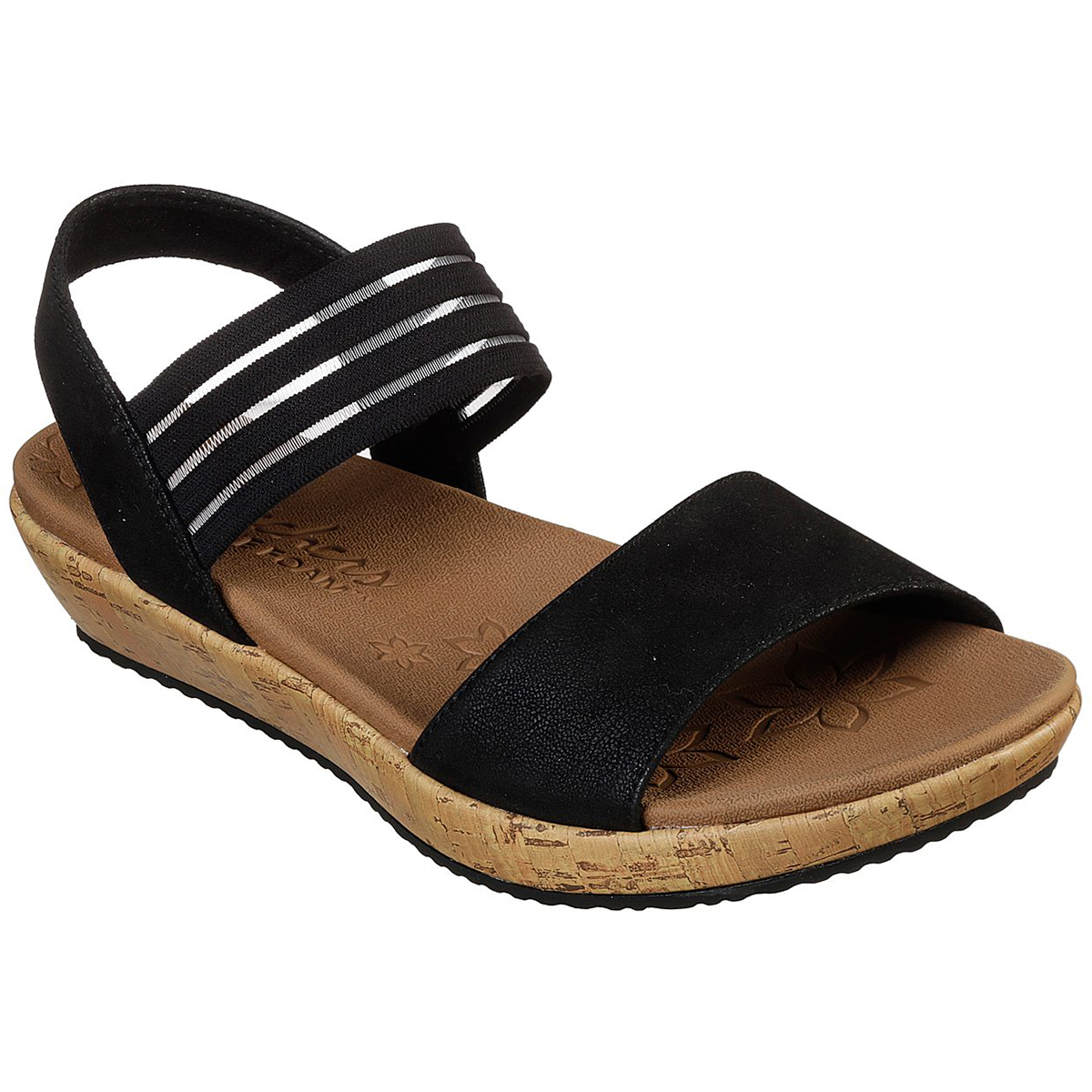 Skechers Women's Brie Lo'profile Sandals - Black, 9