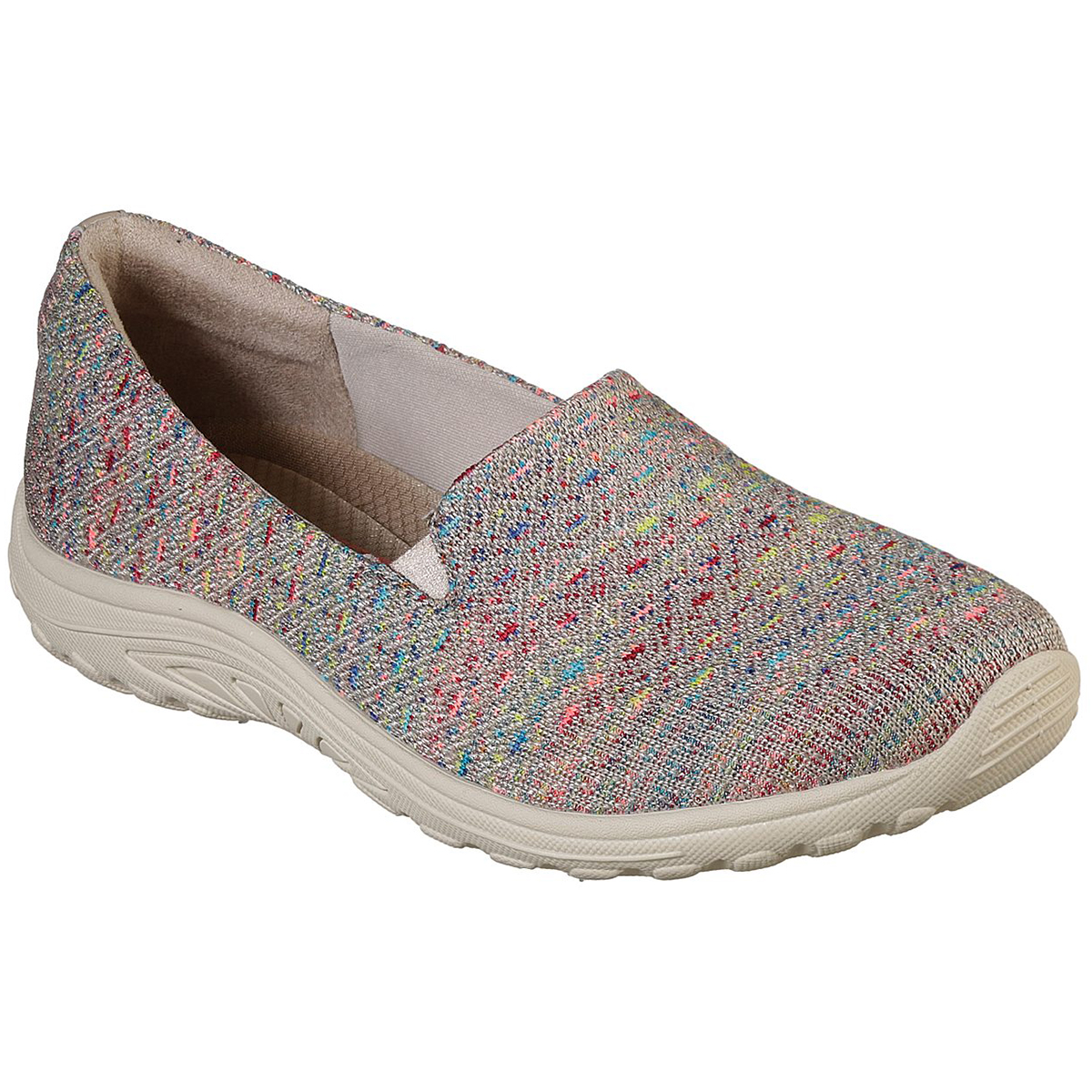 Skechers Women's Reggae Fest Wicker Shoes - White, 8