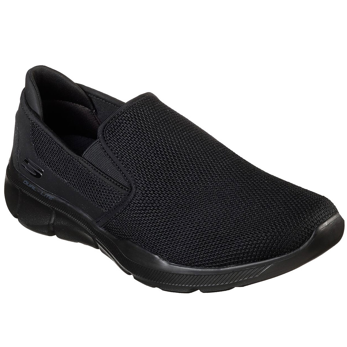 Skechers Men's Equalizer 3.0 Sumnin Slip On Shoes, Wide - Black, 8.5