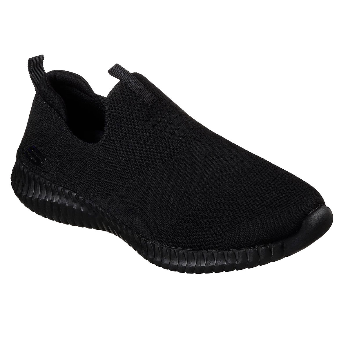 Skechers Men's Elite Flex Wasik Slip On Shoes, Wide - Black, 10.5