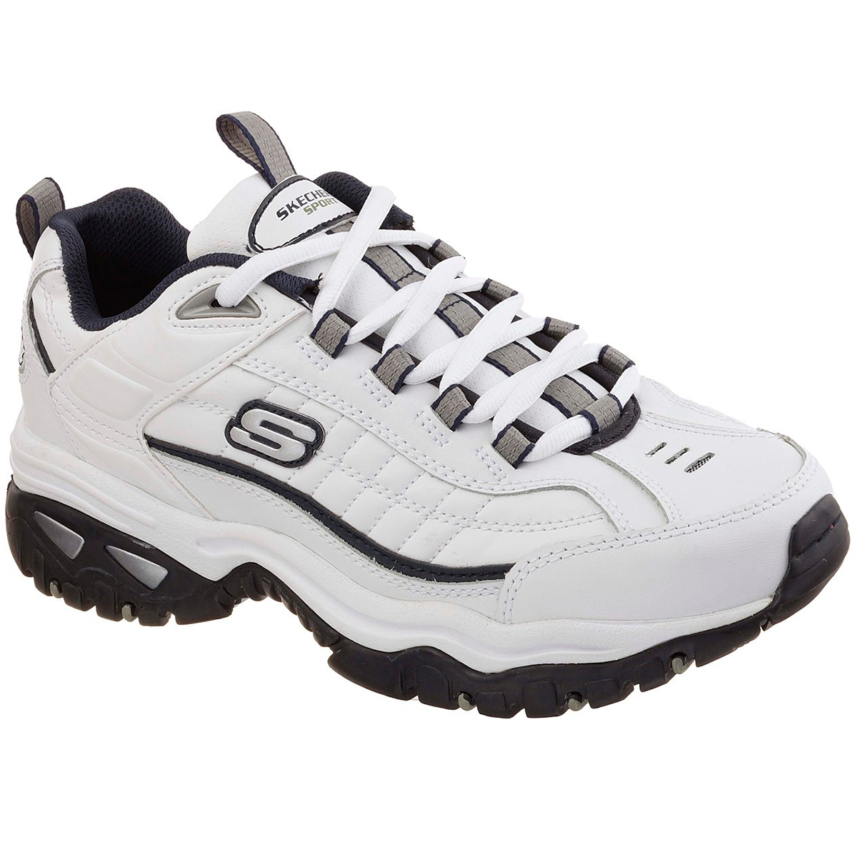Skechers Men's Energy Afterburn Sneakers - White, 10
