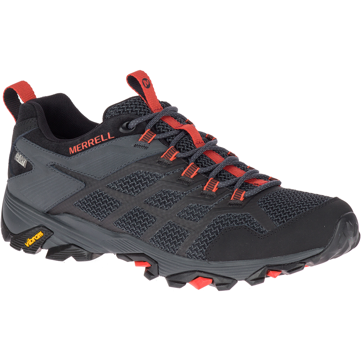 Merrell Men's Moab Fst Waterproof Hiking Shoe - Black, 9.5