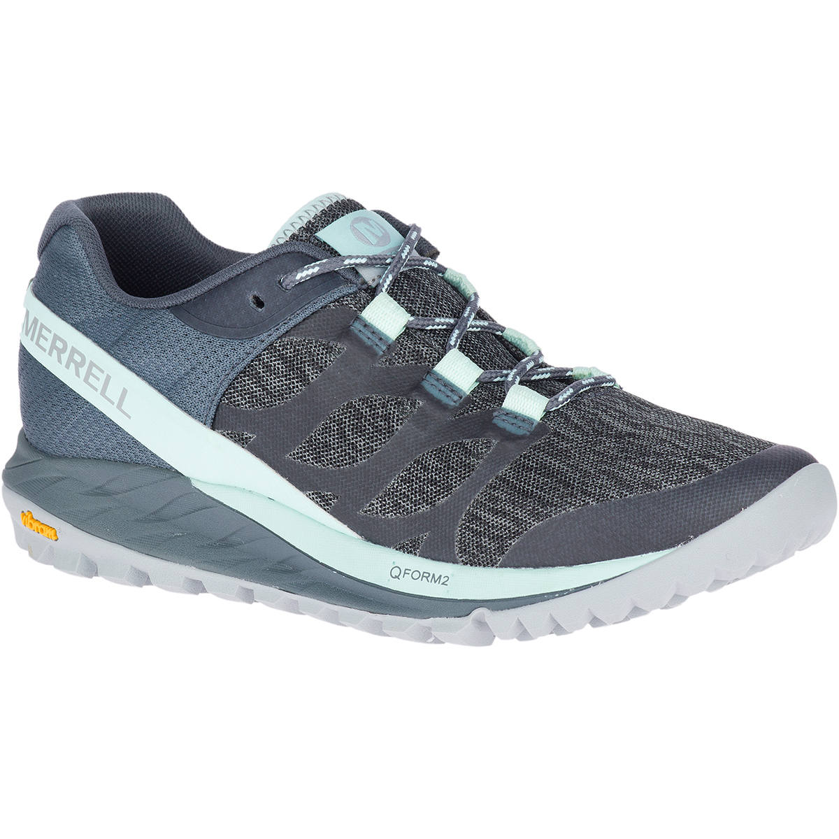 Merrell Women's Antora Trail Running Shoes - Blue, 7.5