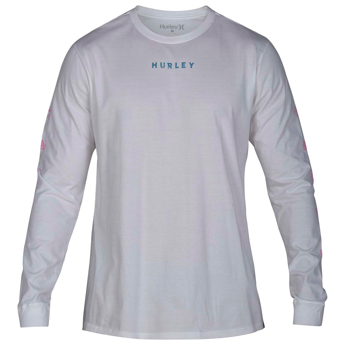 Hurley Men's Baby Burn Long-Sleeve Tee - White, XL