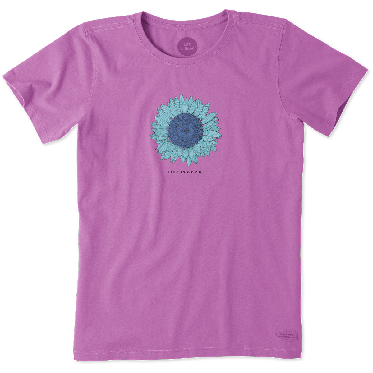 Life Is Good Women's Engraved Sunflower Tee - Red, XL