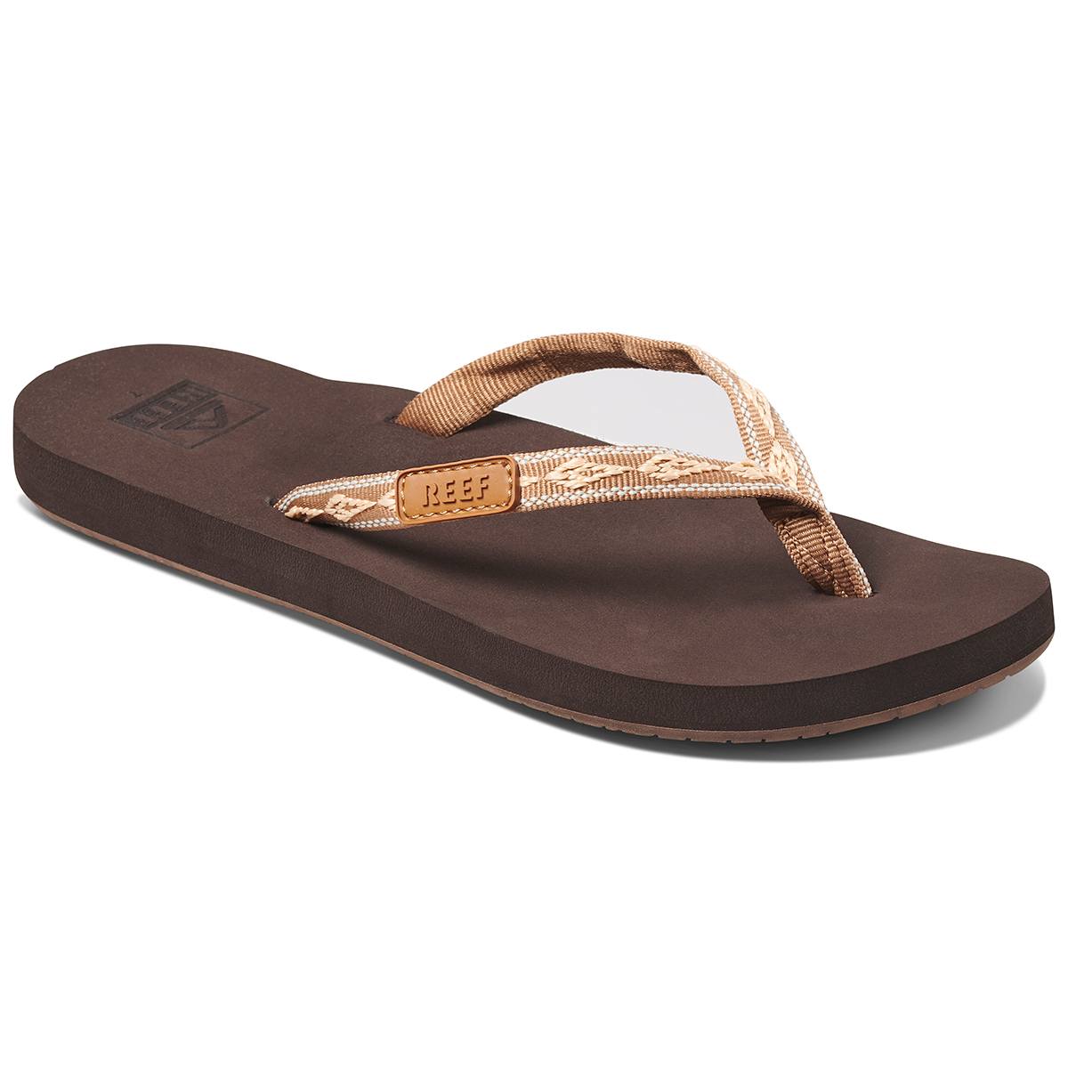 Reef Women's Ginger Flip Flops - Brown, 8