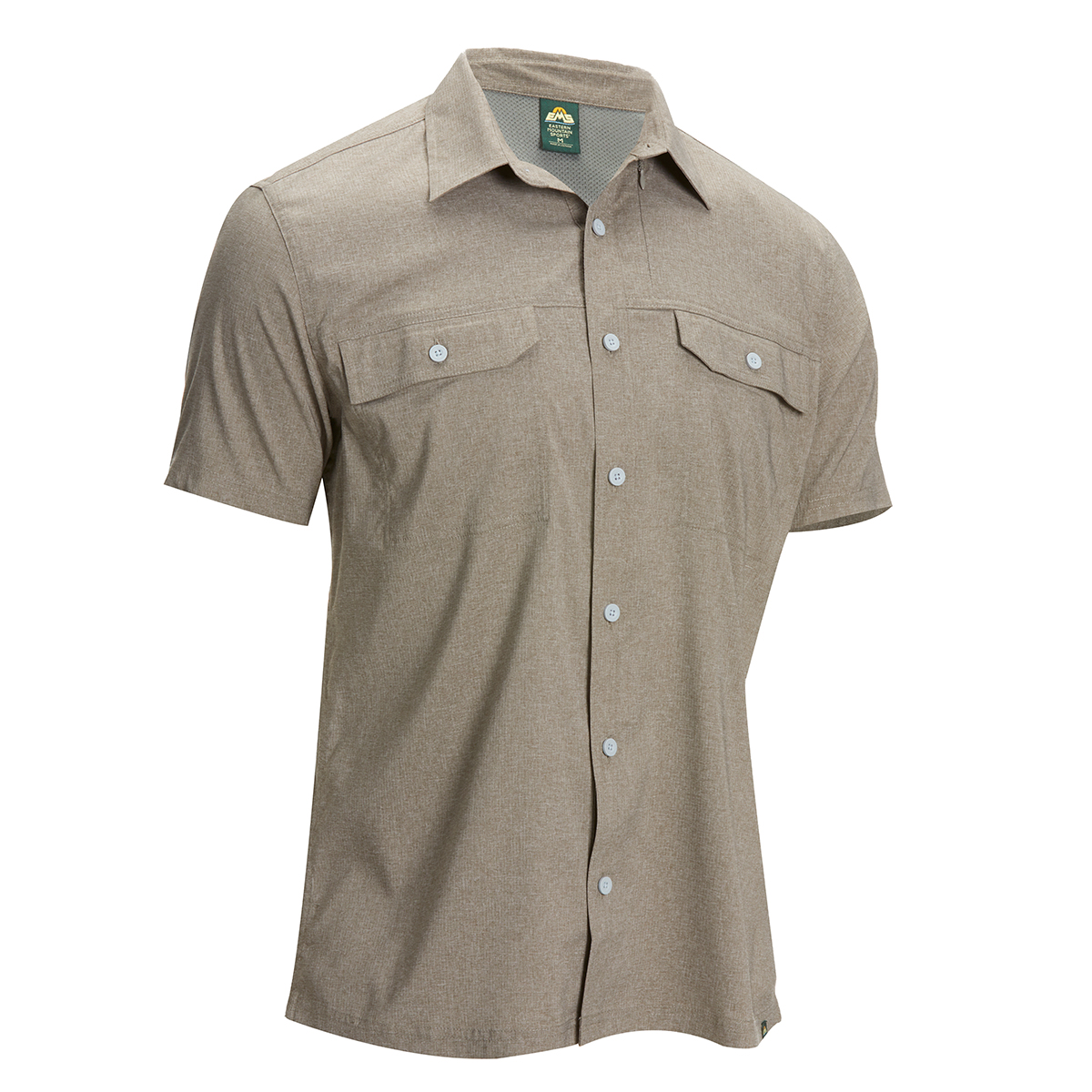 Ems Men's Ventilator Short-Sleeve Shirt - Brown, M