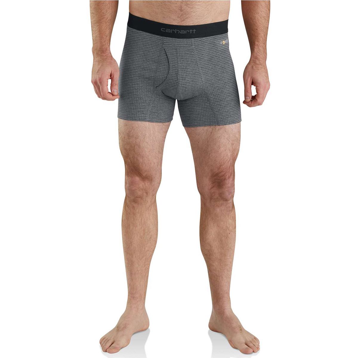 Carhartt Men's Base Force Tech Boxer Brief - Black, L