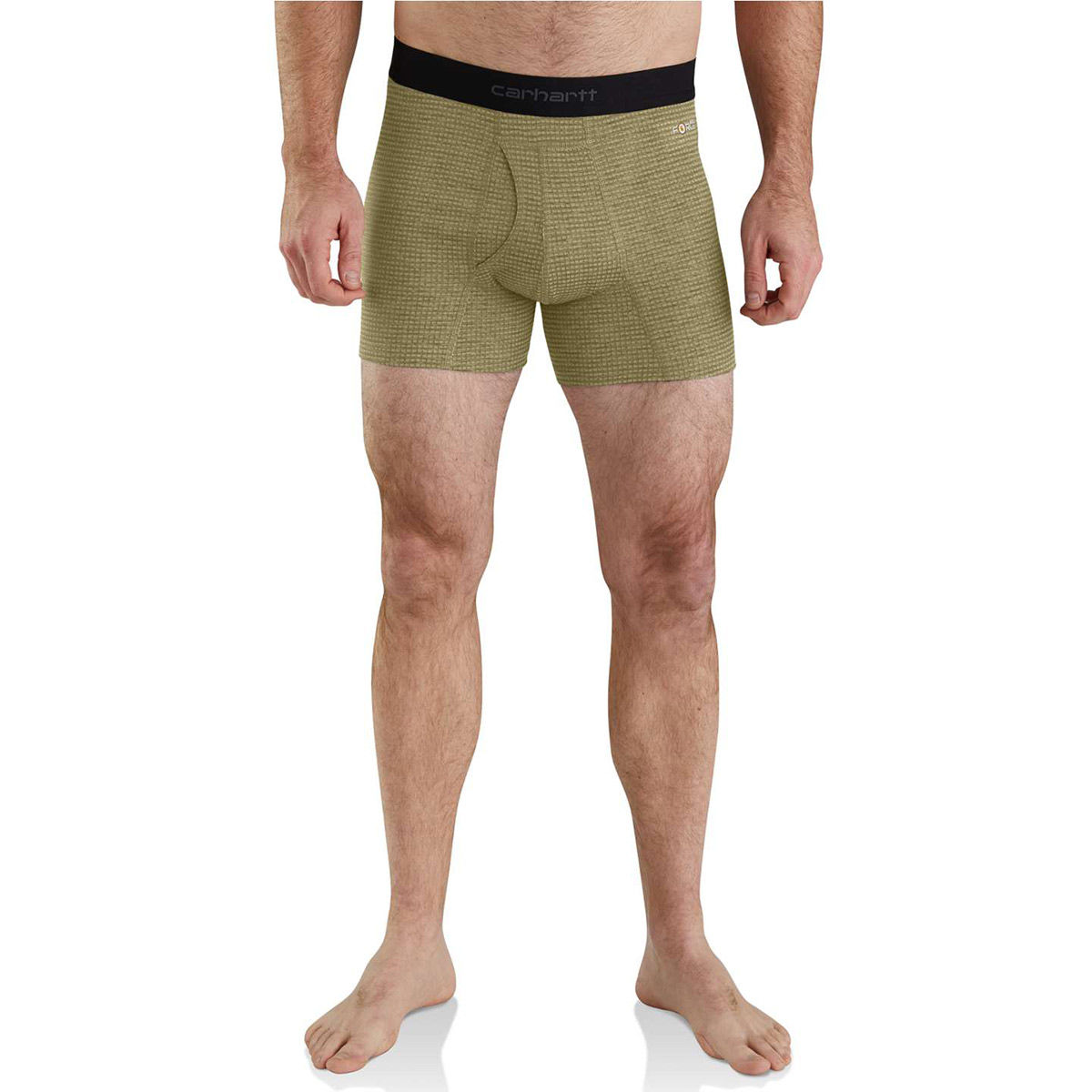 Carhartt Men's Base Force Tech Boxer Brief - Green, M