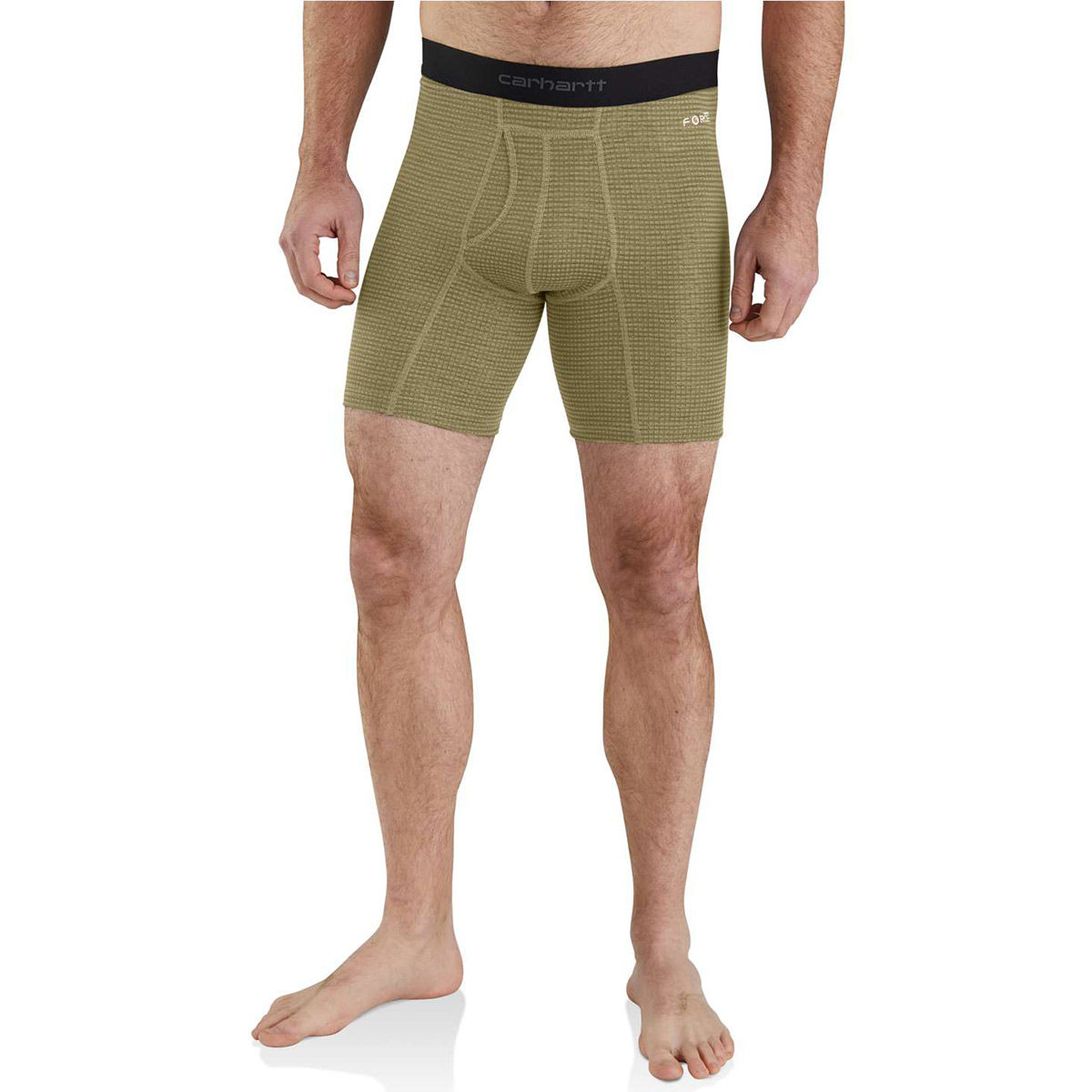 Carhartt Men's Base Force Tech Boxer Brief - Green, L