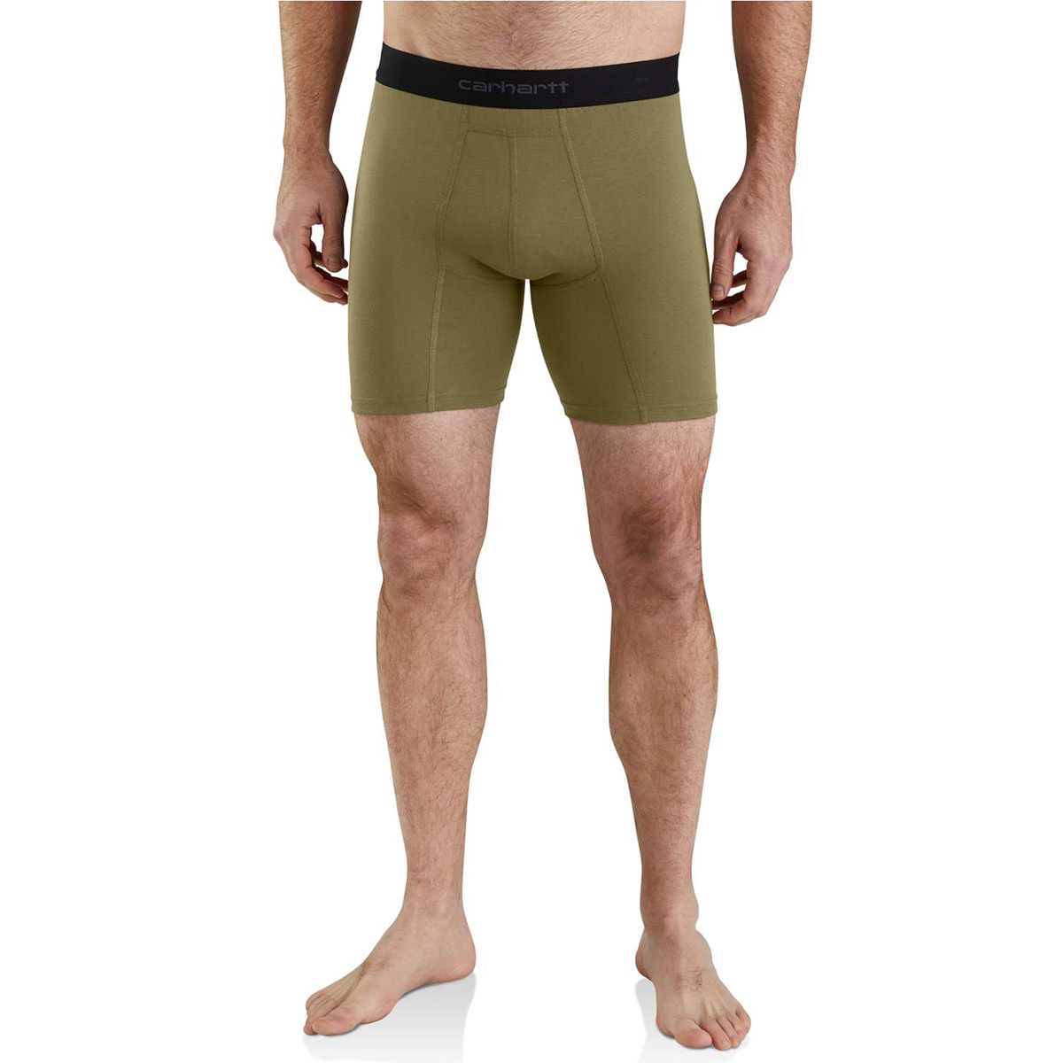 Carhartt Men's Basic Boxer Brief, 2-Pack - Green, L