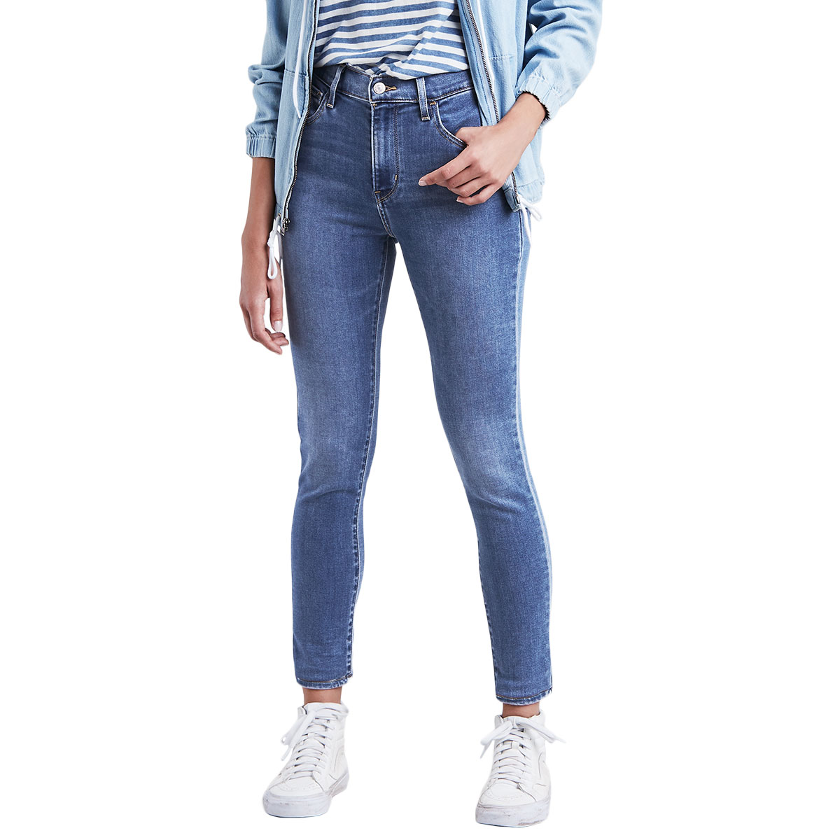 Levi's Women's 720 High Rise Super Skinny Jeans - Blue, 29