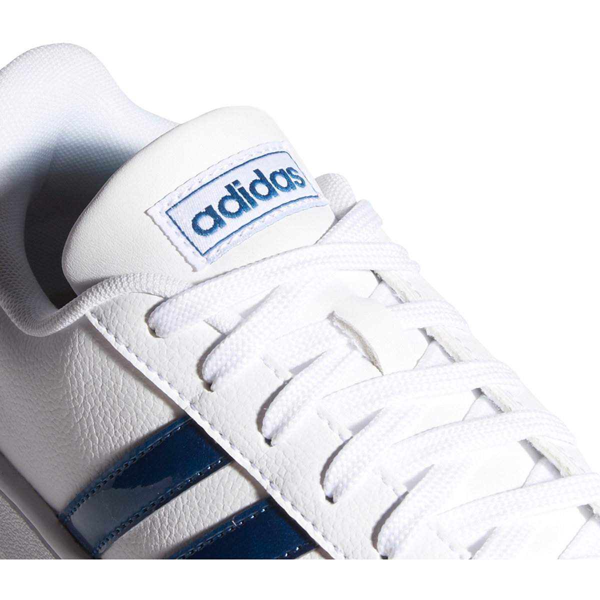 adidas grand court blue stripe