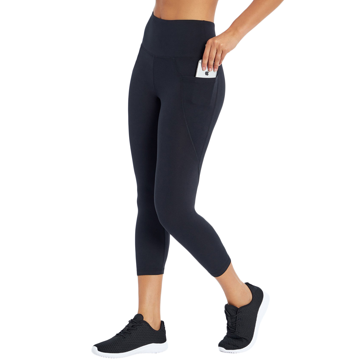 Marika Women's Carter Mid Calf Yoga Capri - Black, S