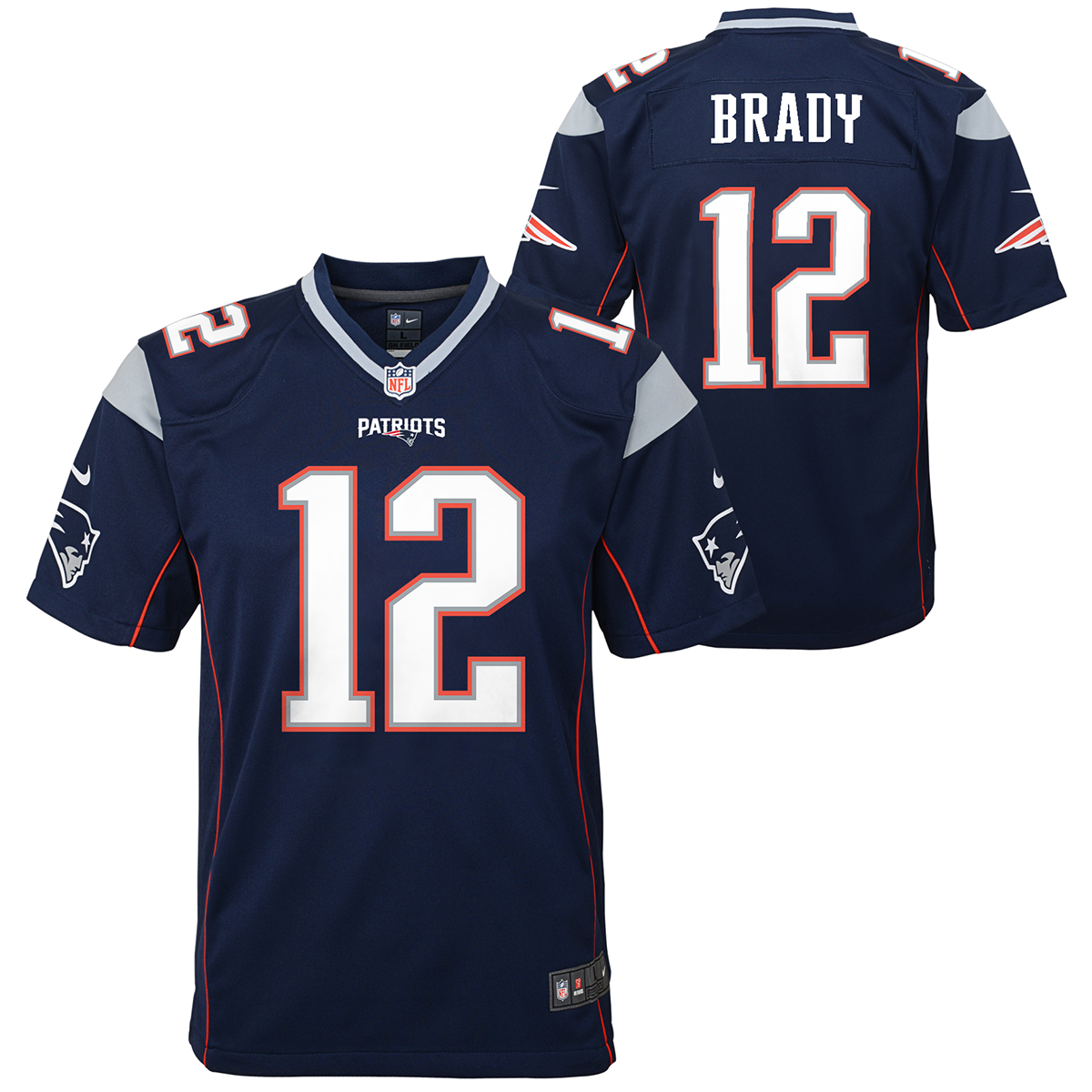 Men's New England Patriots Tom Brady Nike White Retired Game Jersey