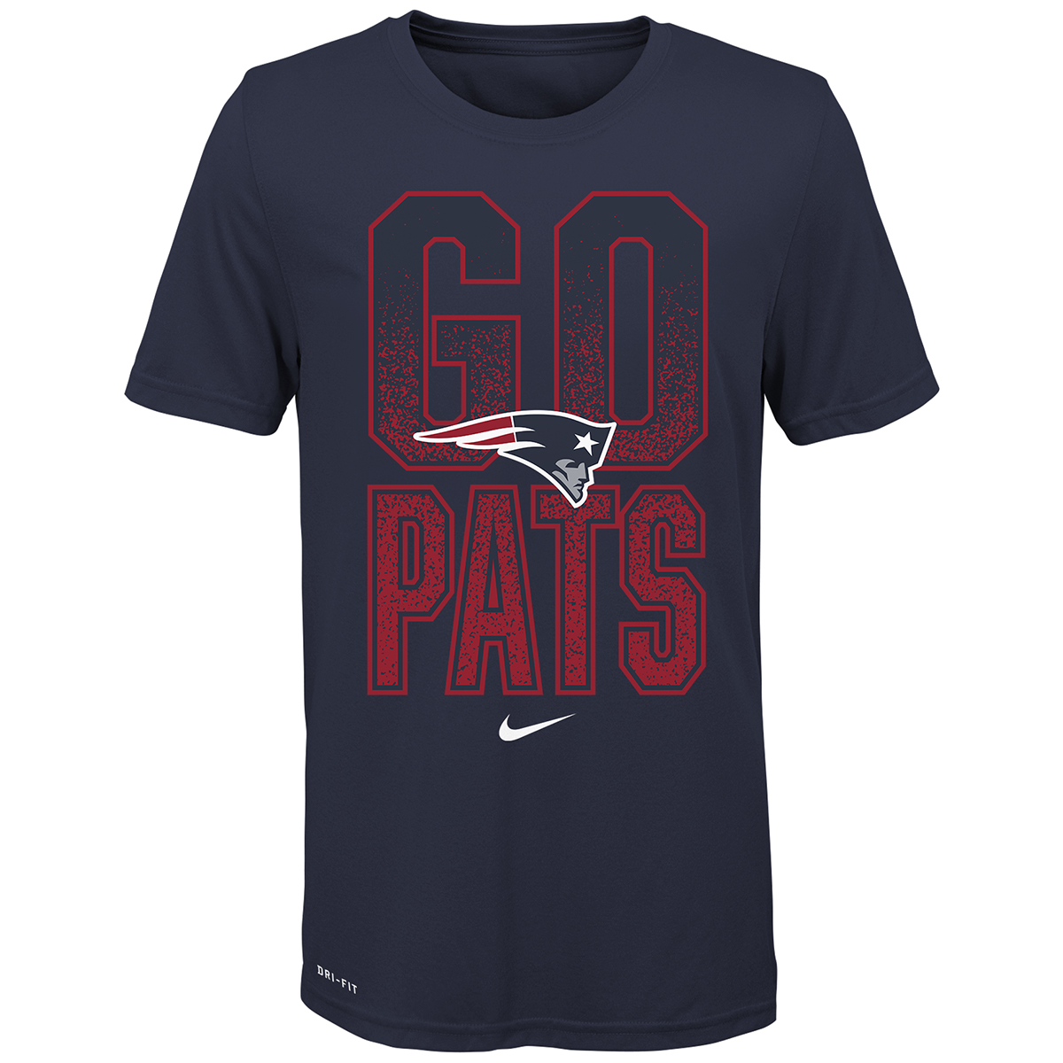 New England Patriots Boys' Nike Local Verbiage Short-Sleeve Tee