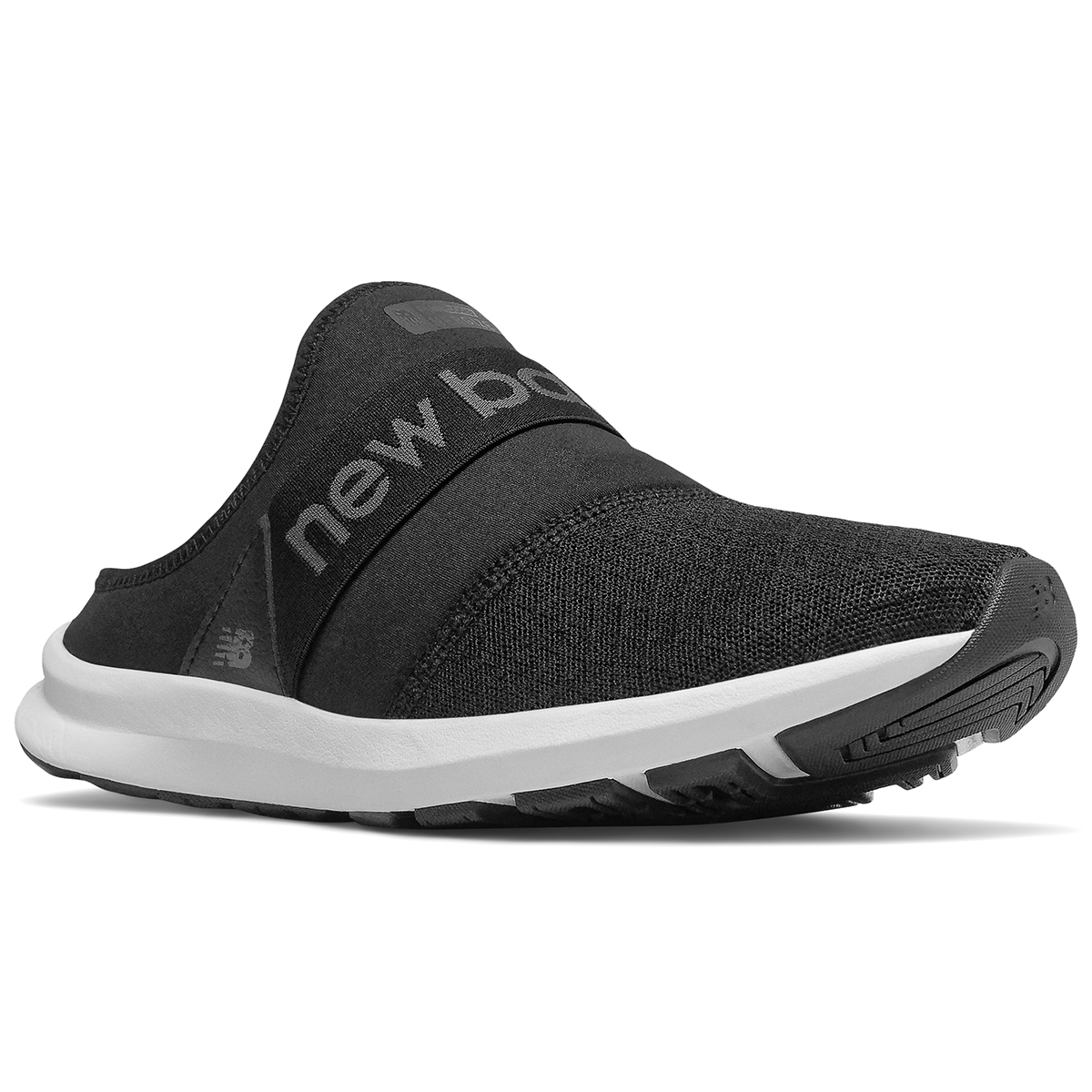 New Balance Women's Fuelcore Nergize Mule Sneaker - Black, 10