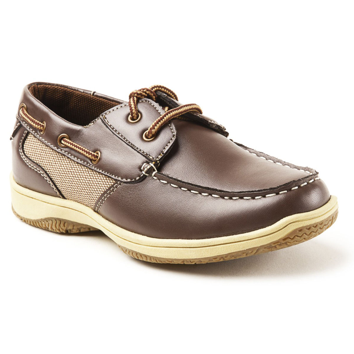 Deer Stags Kids' Jay Boat Shoes - Brown, 6