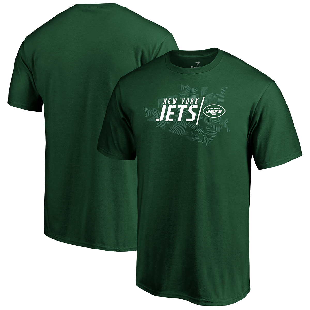 New York Jets Men's Geo Drift Short-Sleeve Tee - Green, M