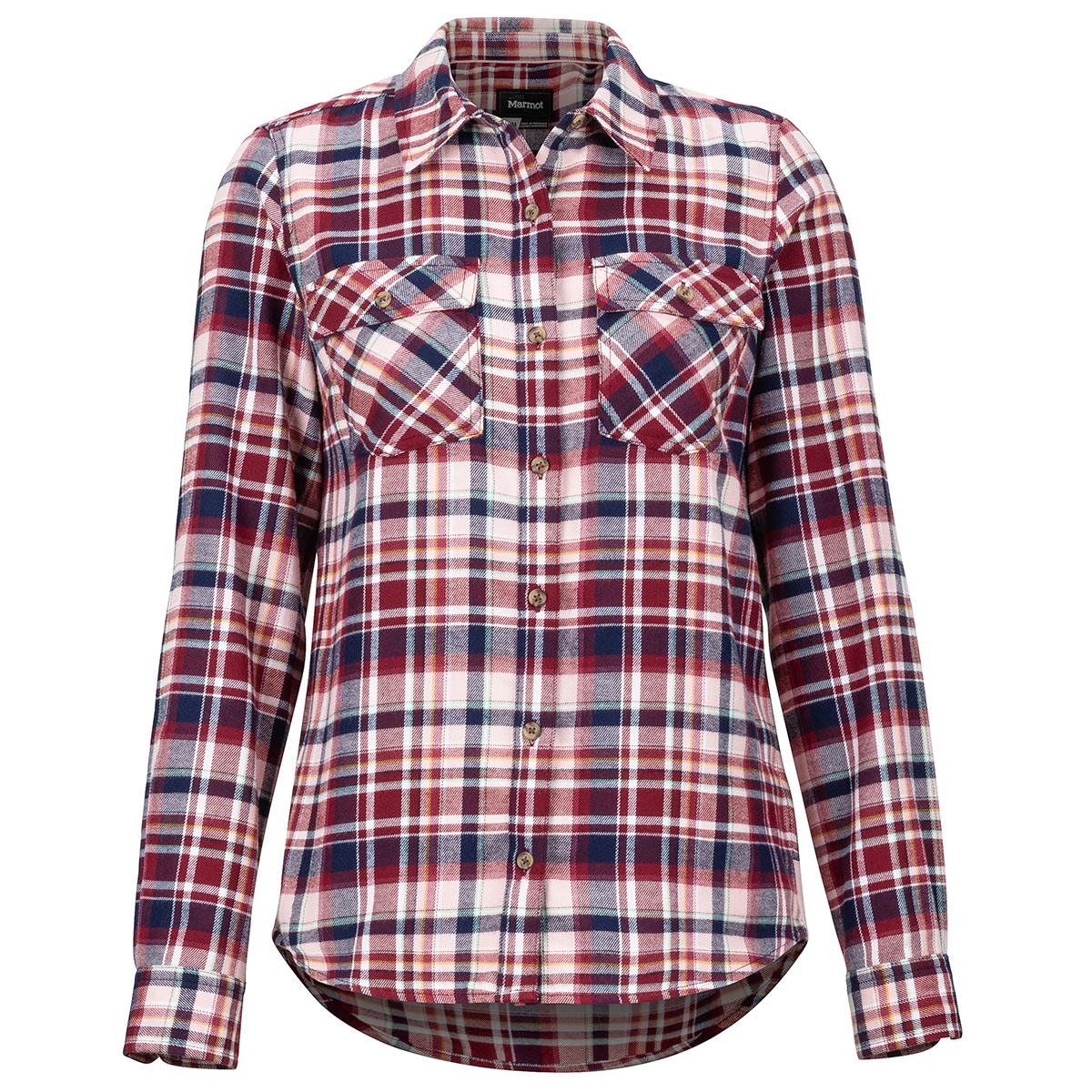 Marmot Women's Bridget Flannel Long-Sleeve Shirt - Red, L