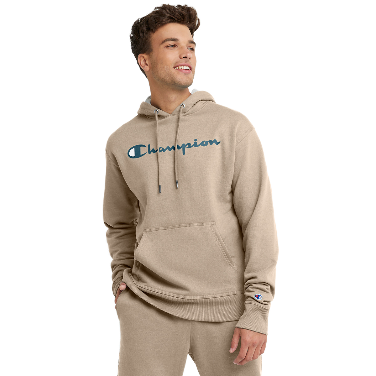 Champion Men's Graphic Powerblend Fleece Hoodie