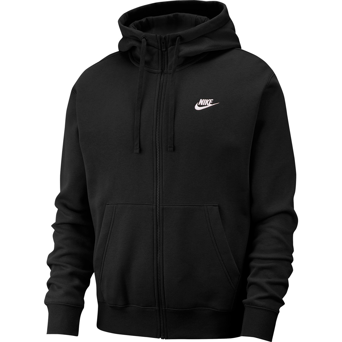 Nike Men's Full-Zip Nike Swoosh Hoodie - Black, L