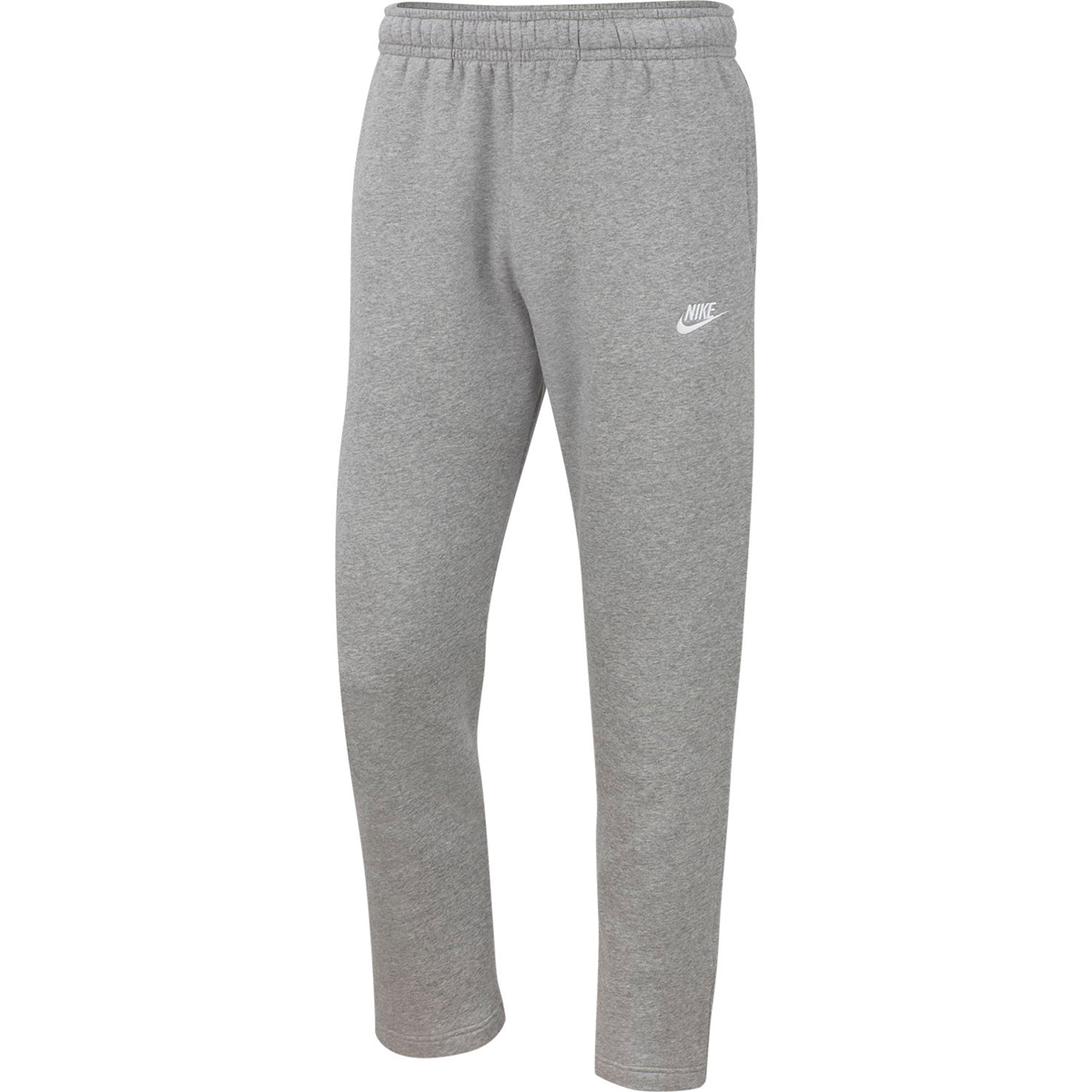 grey nike sweatpants open bottom