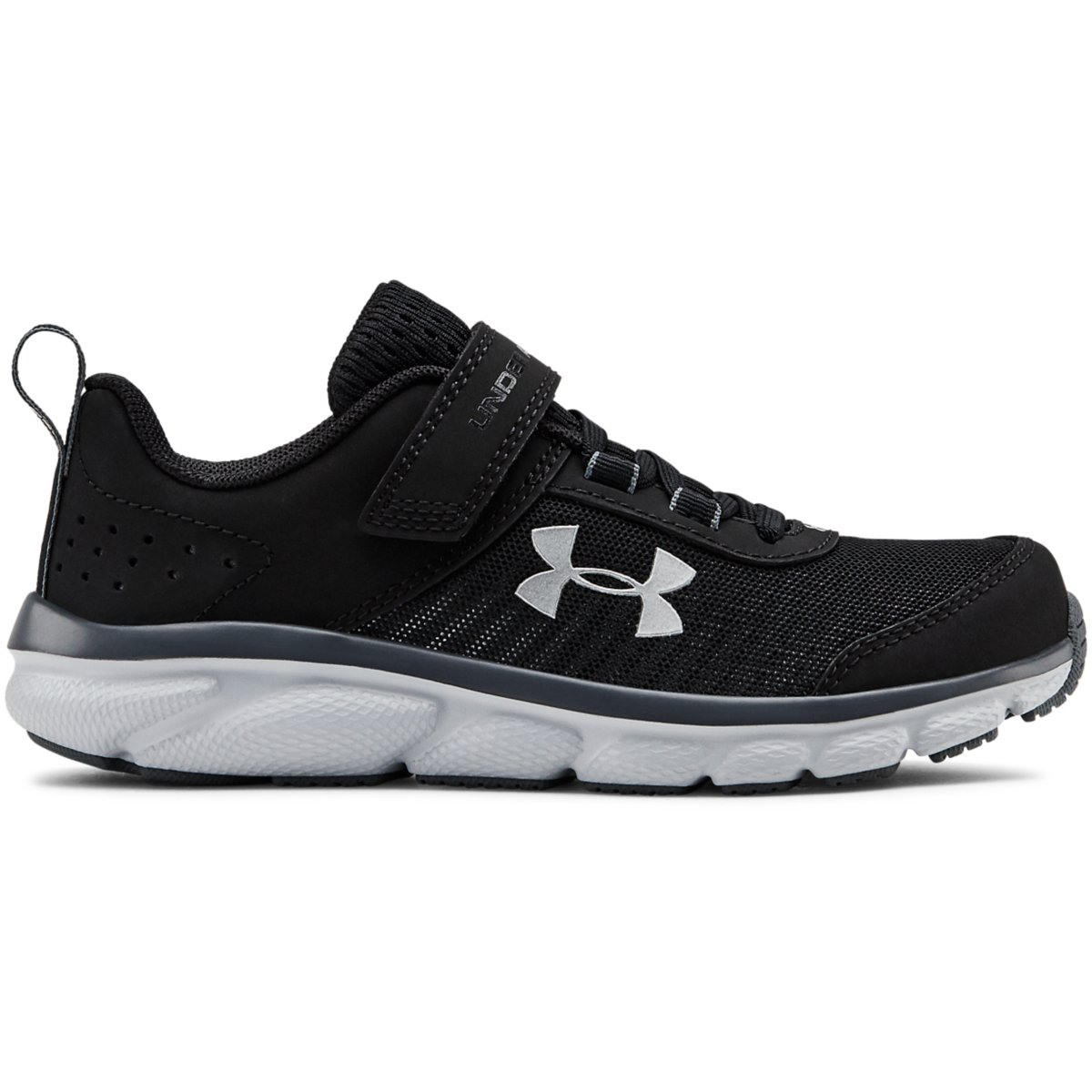 Under Armour Kids' Assert 8 Running Shoe - Black, 1