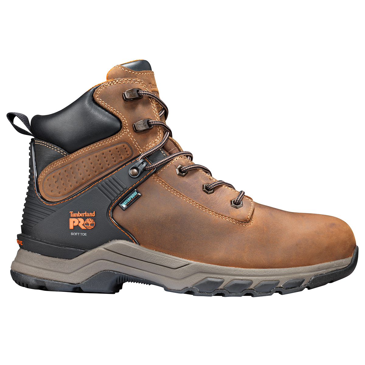 Timberland Pro Men's Hypercharge 6" Soft Toe Workboot - Brown, 9