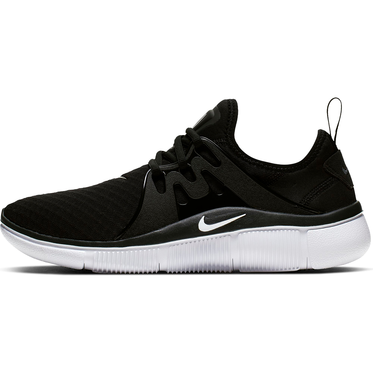 black nike acalme