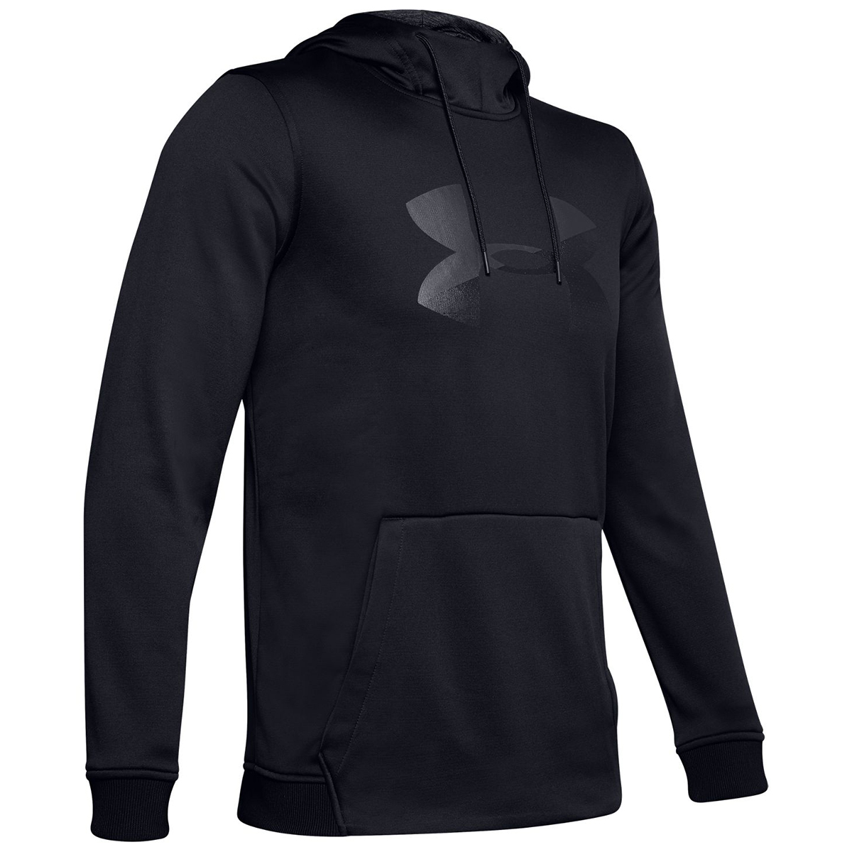 Under Armour Men's Fleece Ua Logo Graphic Pullover Hoodie - Black, XXL