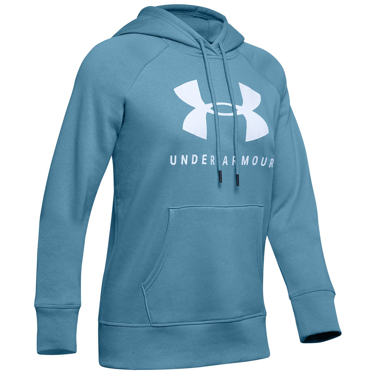 Under Armour Women's Rival Fleece Graphic Hoodie - Blue, S