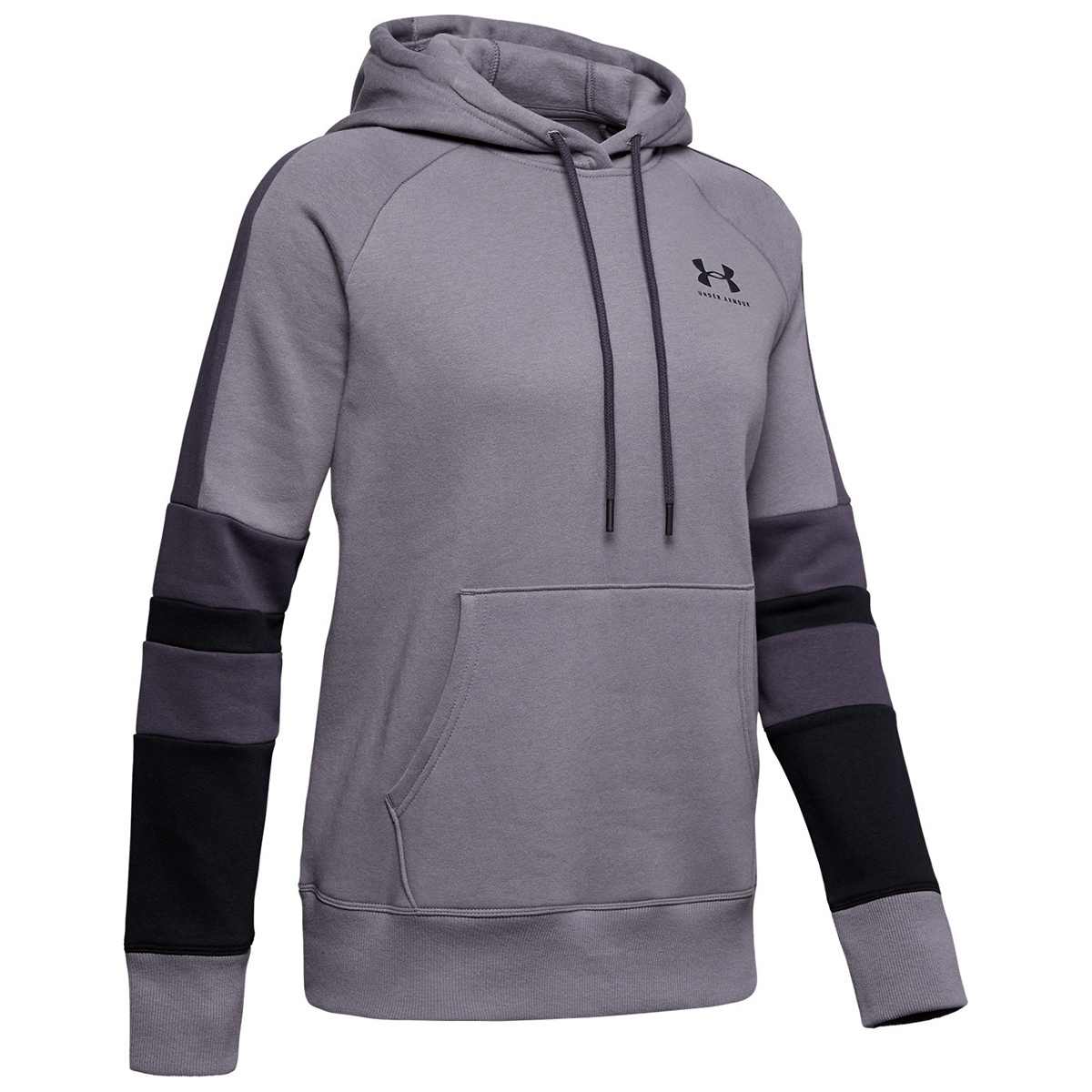 Under Armour Women's Rival Fleece Logo Hoodie - Black, S