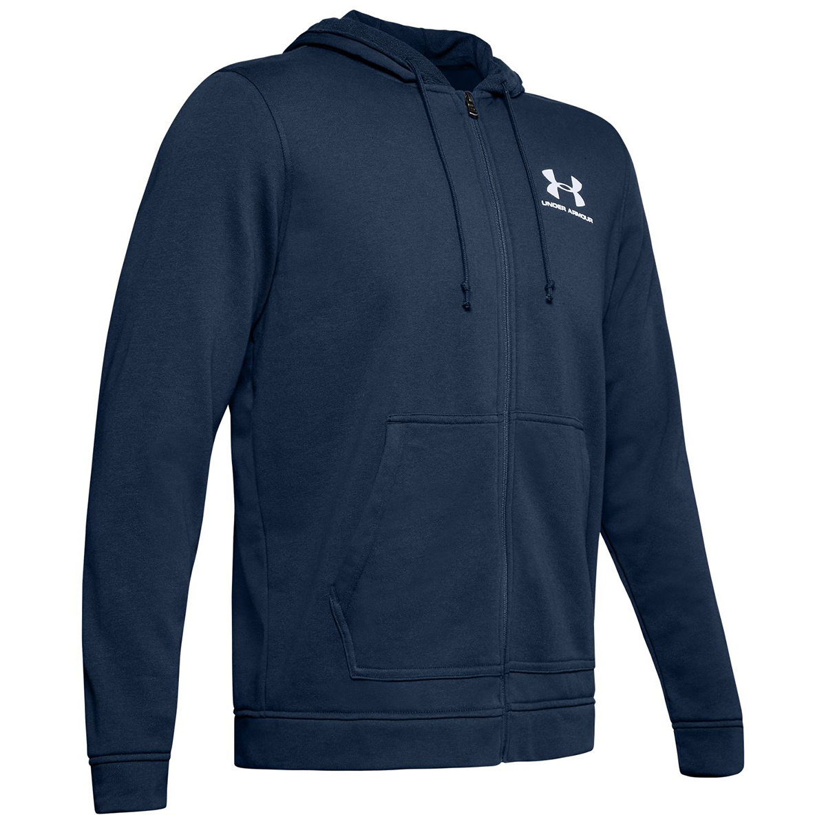 Under Armour Men's Sportstyle Full-Zip Terry Fleece Hoodie, Blue