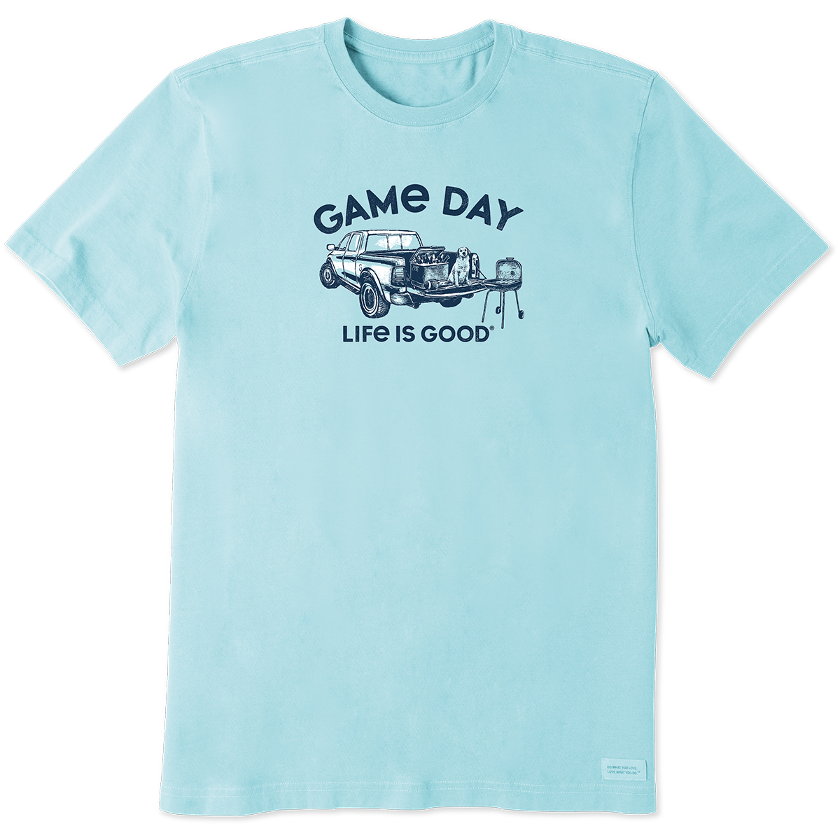 Life Is Good Men's Game Day Tee - Blue, XXL