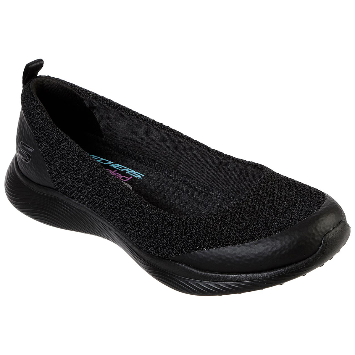 size 2 black flats