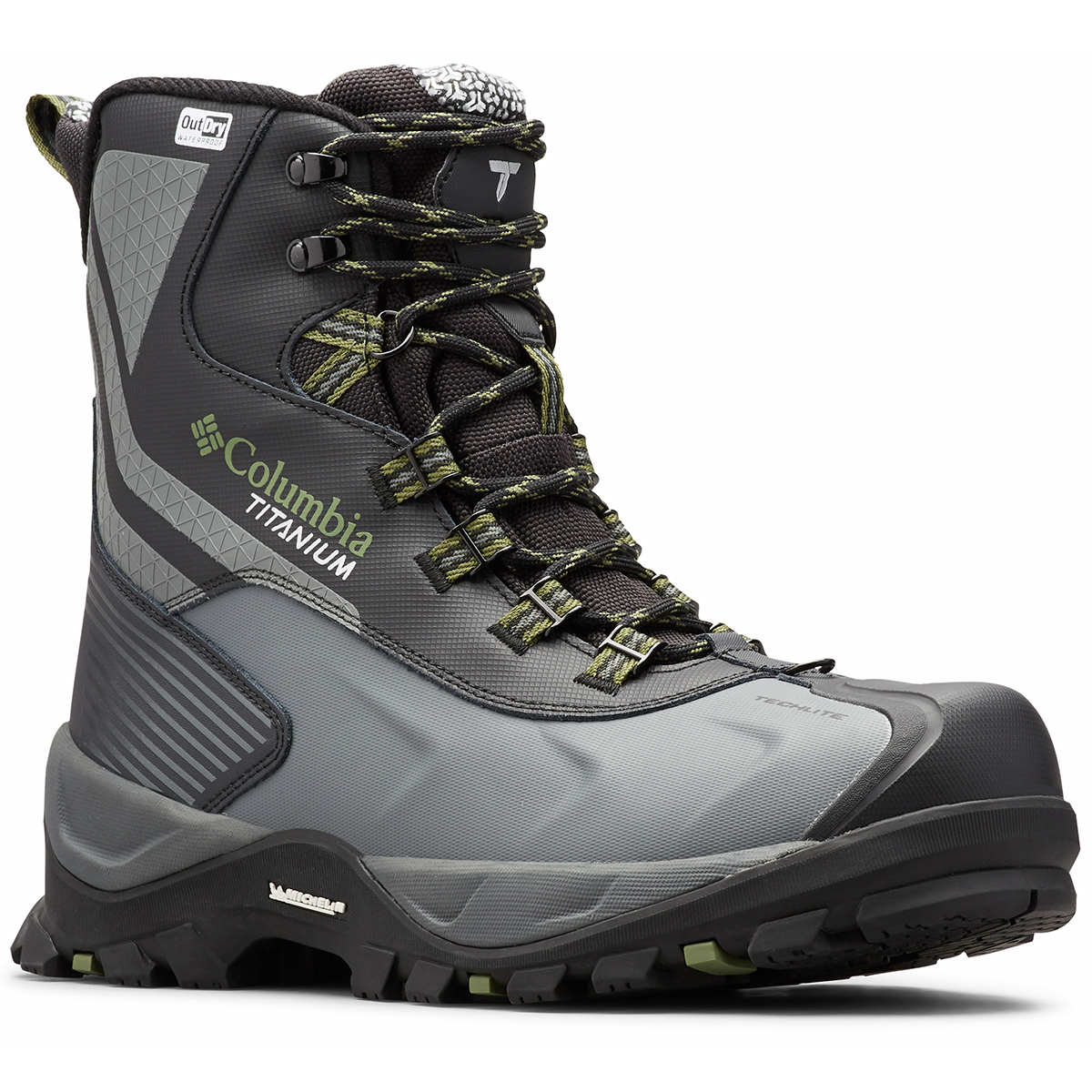 Columbia Men's Powderhouse Titanium Omni-Heat 3D Outdry Boot - Black, 8