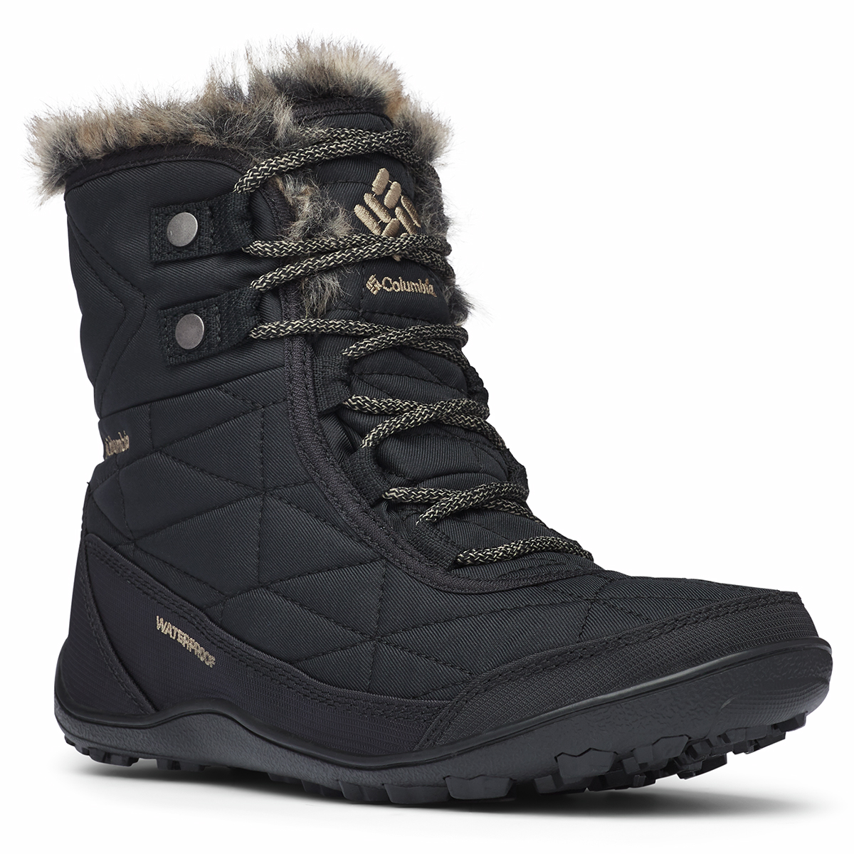 Columbia Women's Minx Shorty 3 Waterproof Boot - Black, 8.5